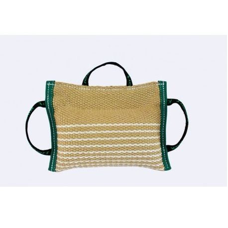 KLIN Bite Pillow with 3 handles, Jute, Soft