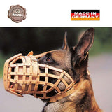 AKAH German Shepherd Leather Muzzle