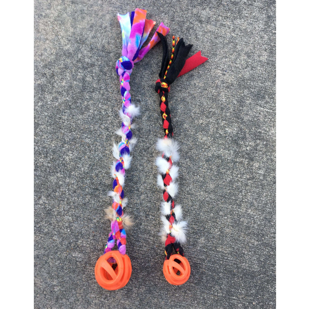 Breathe Right Ball with fleece and cord handle and rabbit fur