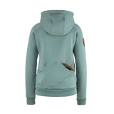 Dog Handler Winter Hoodie for Women, blue-lagoon (aqua-green)