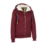 Dog Handler Winter Hoodie for Women, granate