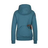 Dog Handler Winter Hoodie for Women, smoke blue