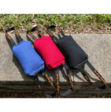 MALY Small Puppy Pillow with 2 handles, padded French Linen, soft