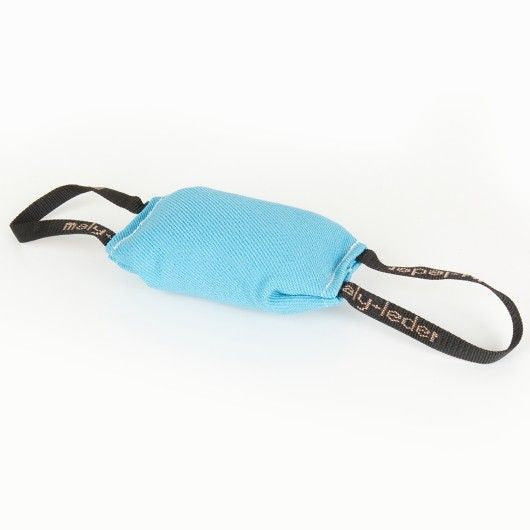 MALY Small Puppy Pillow with 2 handles, padded French Linen, soft