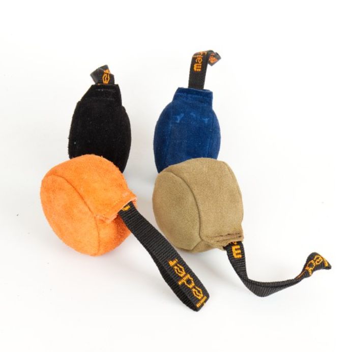 MALY Leather Puck Ball with handle
