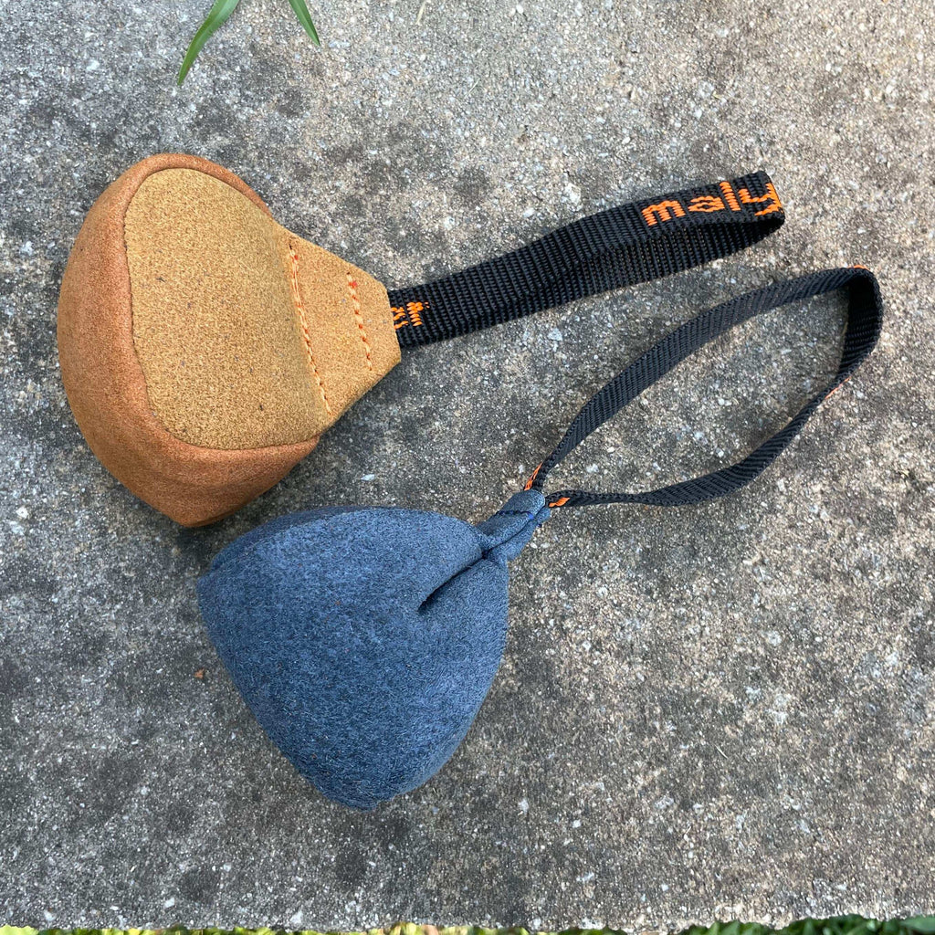 MALY Leather Ball/Tug with handle