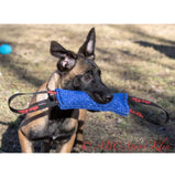 KLIN Puppy Tug with 2 Handles, padded French Linen