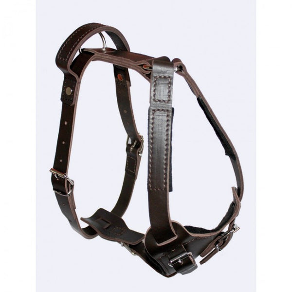 KLIN Leather Agitation Work Harness with handle, sewn