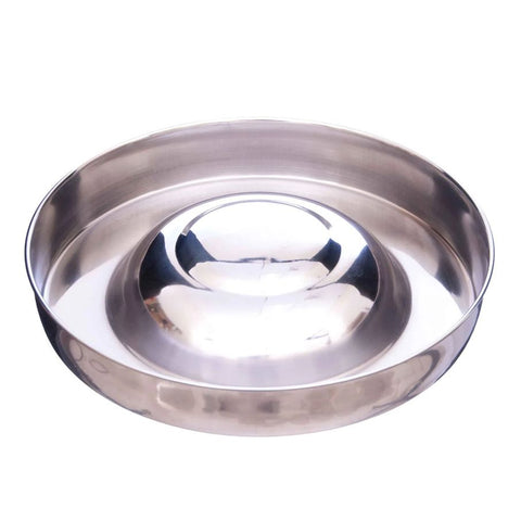 Stainless Steel Puppy Bowl 'Flying Saucer'