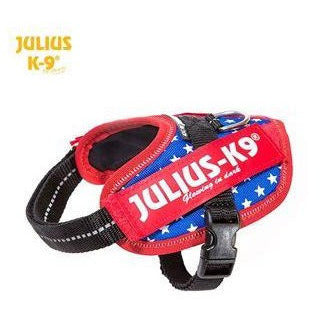 JULIUS K9 IDC Powerharness Red White Blue USA Flag DISCONTINUED CANIS CALLIDUS Quality Dog Supplies from Europe