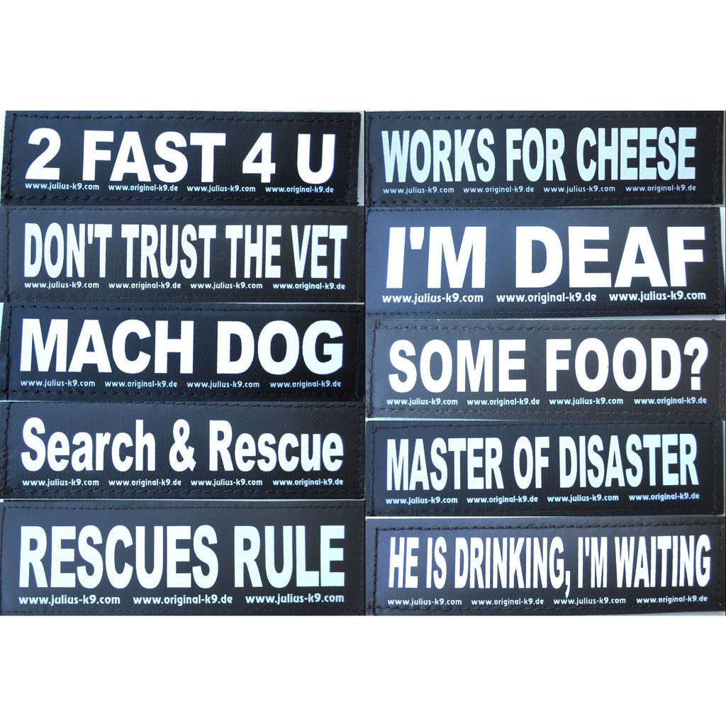 JULIUS K9 Velcro Logo Patch LARGE