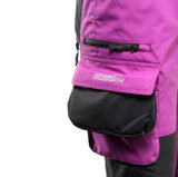 Dog Handler Pants XENA for women, black/violett