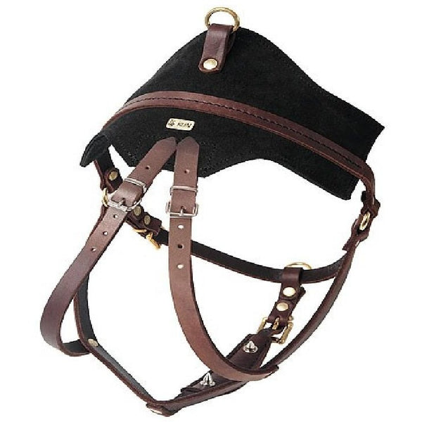 KLIN Leather Agitation Work Harness with handle, sewn