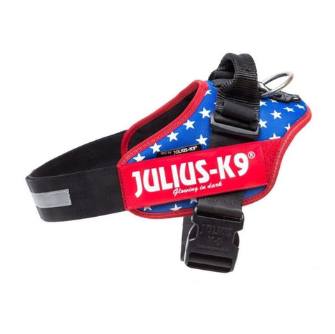 JULIUS K9 IDC Powerharness Red-White-Blue USA Flag DISCONTINUED