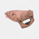 Luxury Mini Dog Coat Pink Wool from Paris, France