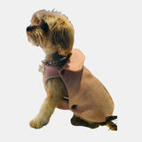 Luxury Mini Dog Coat Pink Wool from Paris, France