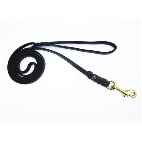 KLIN Soft Leather Leash, 10mm 95cm (3ft 2in) with handle