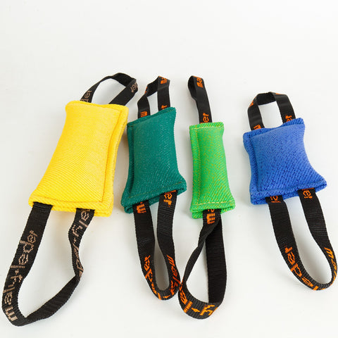 MALY Puppy Tug with 2 Handles, padded French Linen