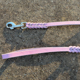 MALY German Soft Leather Leashes with handle, various colors