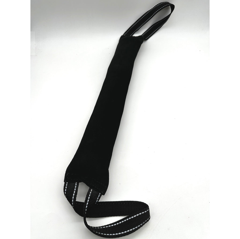 JULIUS K9 Long Padded Leather Tug with 2 handles, 18" x 1.5"