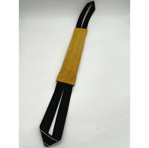 JULIUS K9 Flat Leather Tug with 2 handles