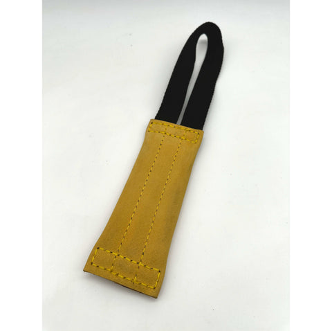 JULIUS K9 Flat Leather Tug with handle
