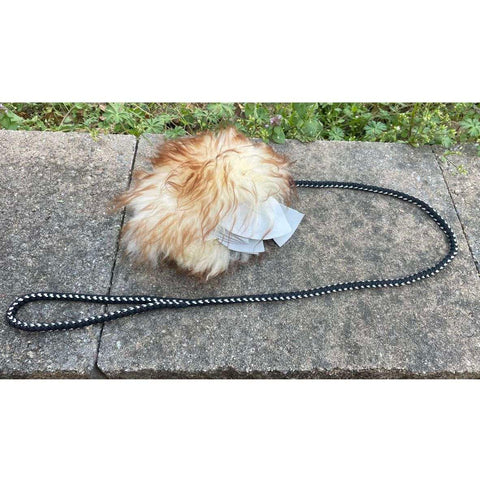 MALY Puppy Lure with leather and lambskin