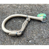 KLIN Round Leather Choke Collar with Buckle, adjustable