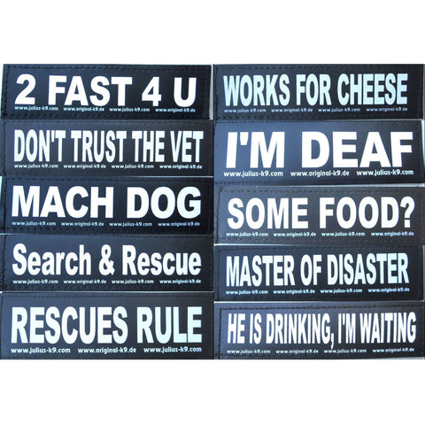 JULIUS K9 Velcro Logo Patch SMALL