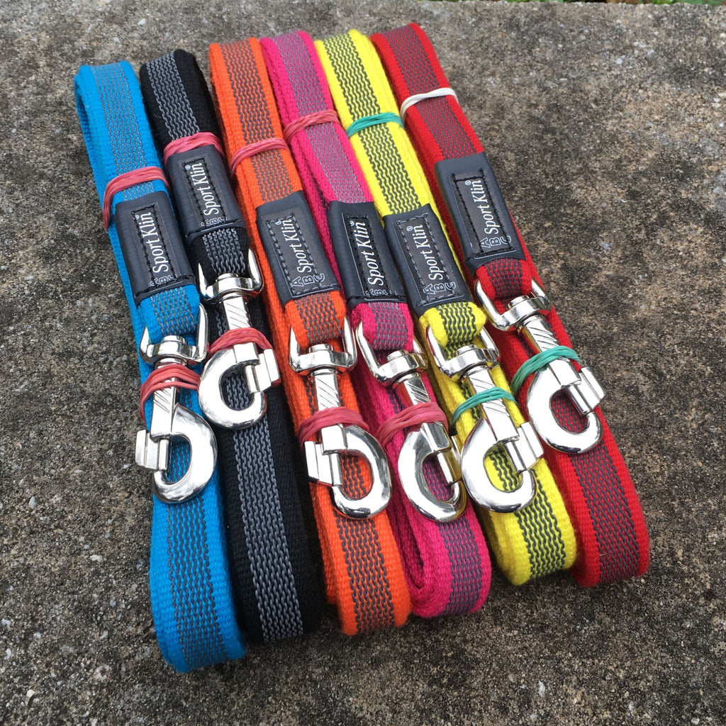 KLIN AntiSlip Gripper Working Leash with handle and chrome hook