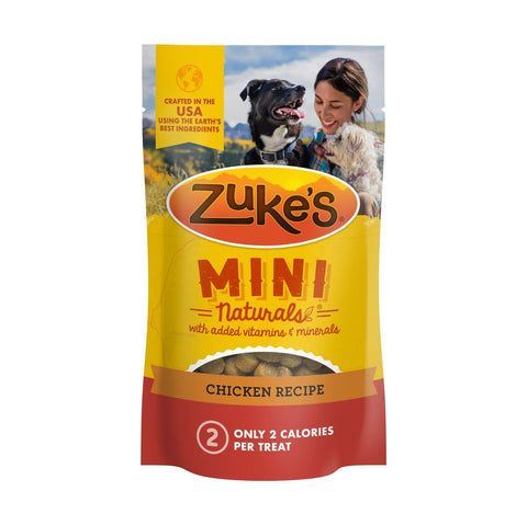 Zuke's Mini Naturals Training Treats Chicken Recipe 6oz