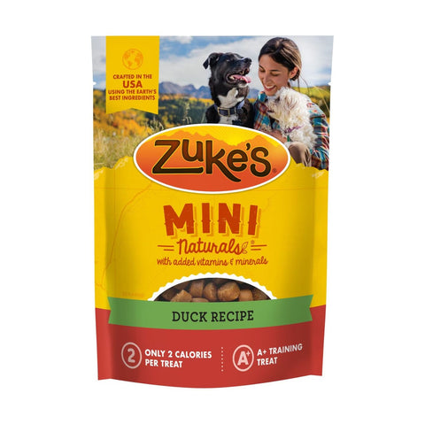 Zuke's Mini Naturals Training Treats Duck Recipe 6oz