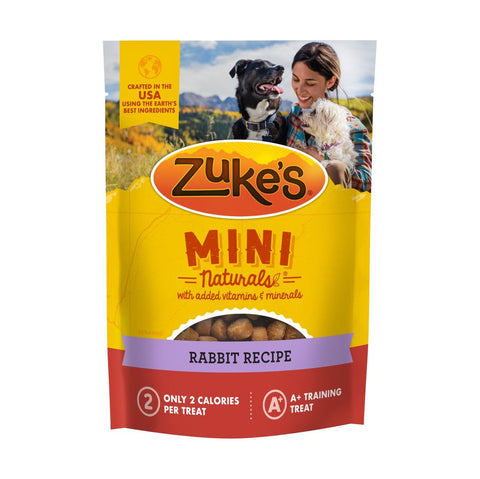 Zuke's Mini Naturals Training Treats Rabbit Recipe 6oz