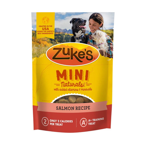 Zuke's Mini Naturals Training Treats Salmon Recipe 6oz