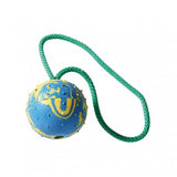 KLIN Solid Rubber Ball on a Rope with Loop