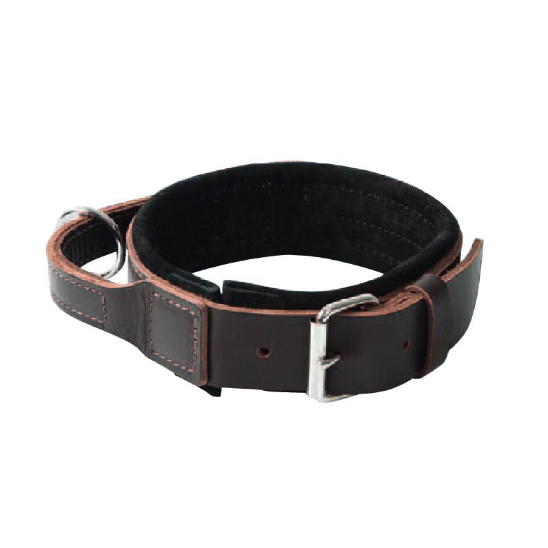 KLIN Leather Agitation Collar with Suede Lining, very soft