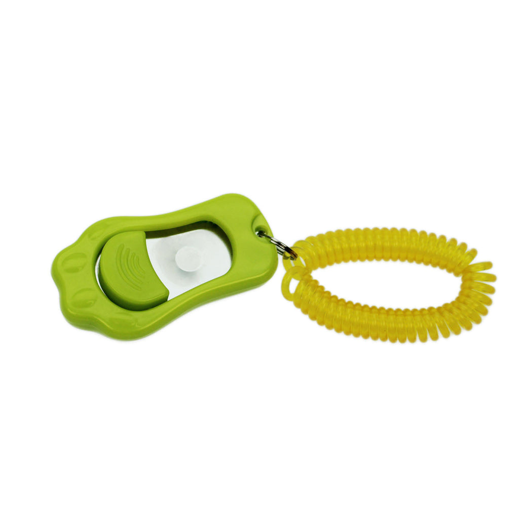 Training Clicker with spiral Wristband and adjustable Sound