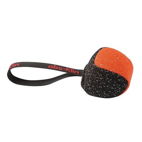 KLIN Puppy Tug / Ball with Handle, padded French Linen
