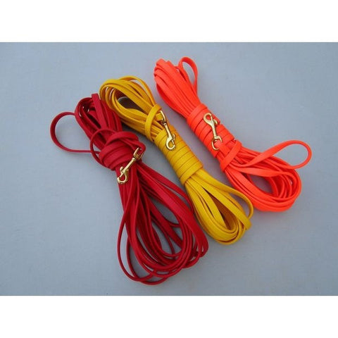 Biothane Tracking Leash, 32 1/2 ft. (10m) Various Colors