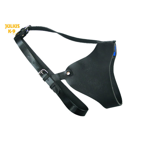 JULIUS K9 Leather Training Muzzle, half open