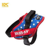 JULIUS K9 IDC Powerharness Red-White-Blue USA Flag DISCONTINUED