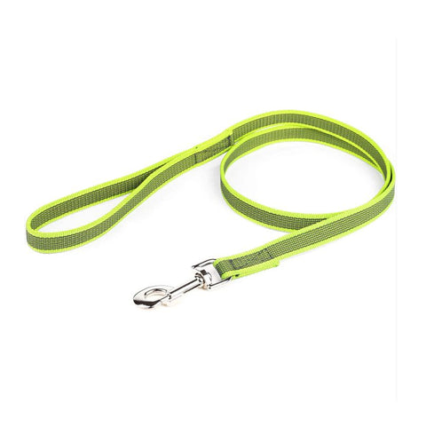 JULIUS K9 Anti-Slip Gripper Leash neon 2cm with handle