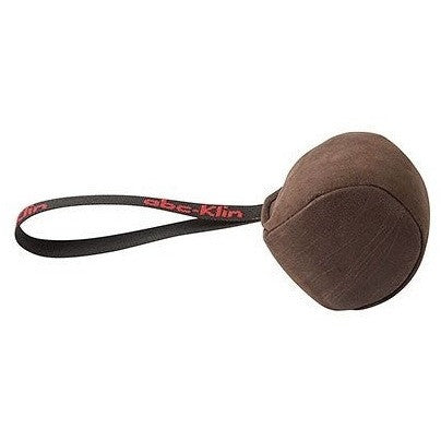 KLIN Soft Leather Tug Ball with hand loop