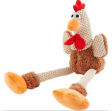GoDog Chew Guard Rooster Dog Toy
