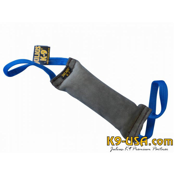 JULIUS K9 Padded Leather Tug with 2 handles