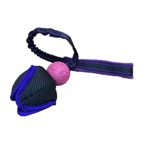 POWER PAWS POCKET Advanced Tulip Styled Dog Training Ball with foam ball and bungee