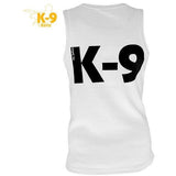 JULIUS K9 K-9 UNITS Sleeveless Shirt for Men white