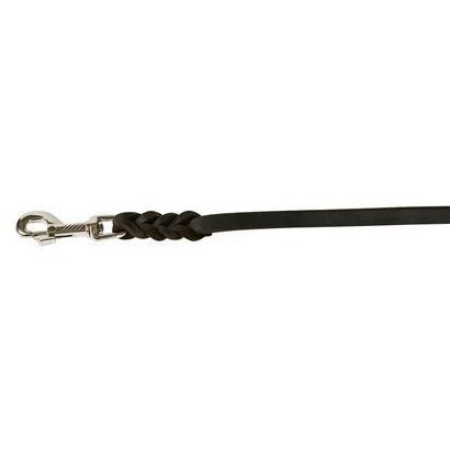 KLIN Soft Leather Leash, 8mm 4.57m (15ft) with handle