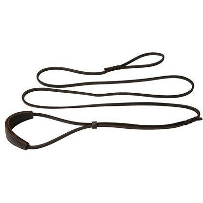KLIN Soft Leather Show Leash, 8mm 2.50m (8ft) with collar and handle